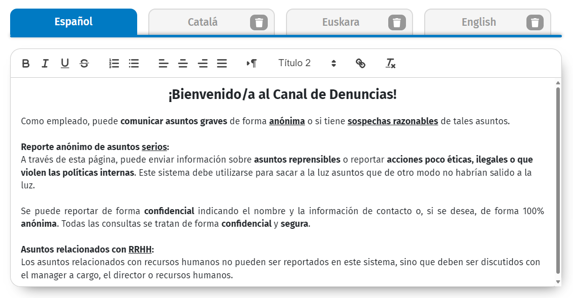 captura Multidioma myReport!n